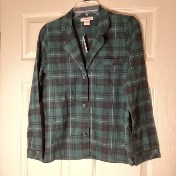 NWT Madewell Women’s Flannel Button Down - Picture 2 of 7